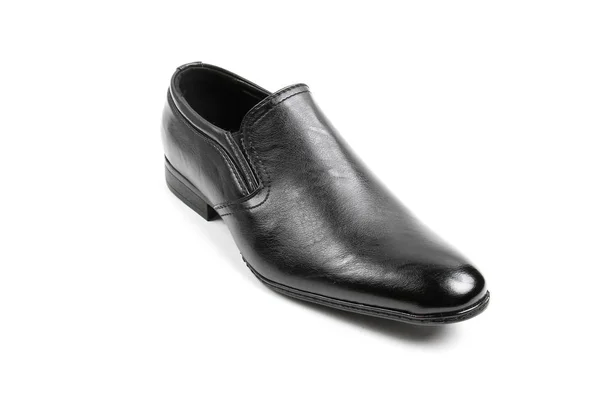Herren Ledermode Schuhe Isoliert Auf Weißem Hintergrund — Stockfoto
