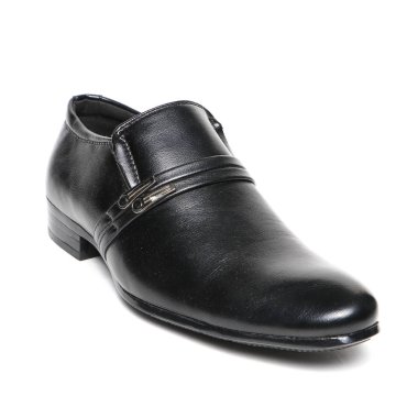 Beyaz arka plan üzerinde izole erkek deri moda ayakkabıları