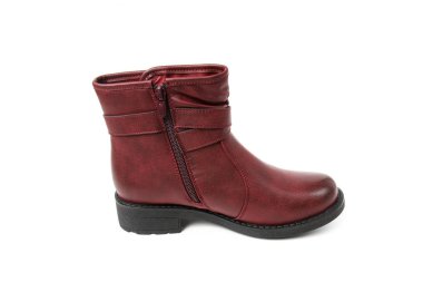 Stüdyo, Güz, bahar beyaz izole şık deri ayakkabı