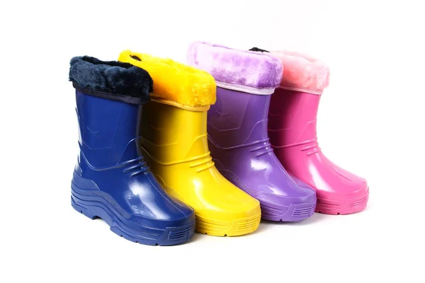 Rain Boots Universal Isolated White Background — Stock Photo, Image