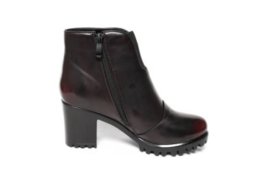 Stüdyo, Güz, bahar beyaz izole şık deri ayakkabı