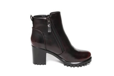 Stüdyo, Güz, bahar beyaz izole şık deri ayakkabı