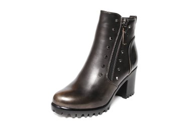 Stüdyo, Güz, bahar beyaz izole şık deri ayakkabı