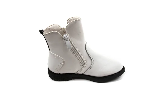 Mulheres Wedge Palforn Sapatos Isolados Fundo Branco — Fotografia de Stock