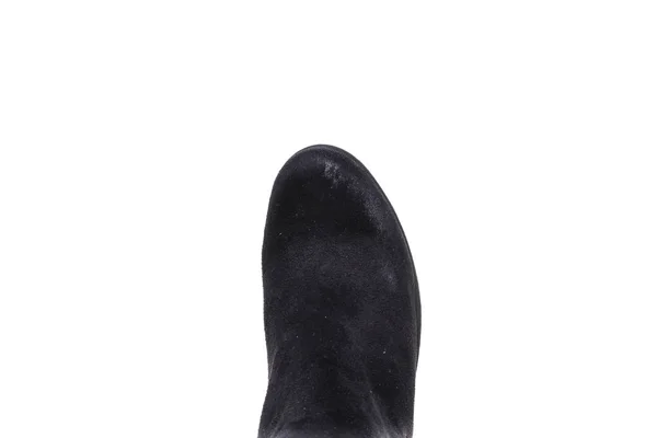 Women Demi Season Shoes Leather Isolated White Background Nice Photo — Stock Photo, Image