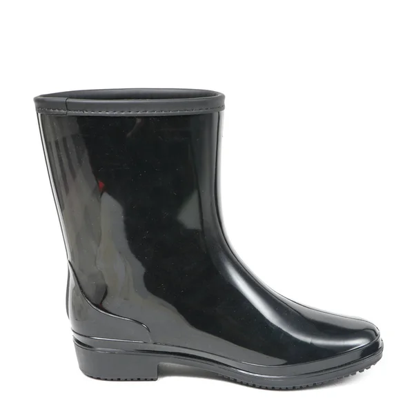 Botas Chuva Femininas Isoladas Fundo Branco Tiro Foto Agradável Pic — Fotografia de Stock