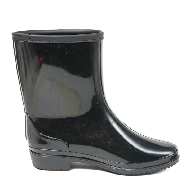 Botas Chuva Femininas Isoladas Fundo Branco Tiro Foto Agradável Pic — Fotografia de Stock