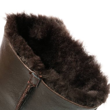 Beyaz arka plan üzerinde izole kadın demi-sezon çizmeler. E-ticaret ve Katalog için ürün stüdyoda çekim güzel fotoğraf pic.