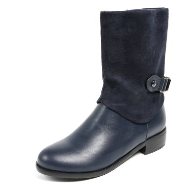 Beyaz arka plan üzerinde izole kadın demi-sezon çizmeler. E-ticaret ve Katalog için ürün stüdyoda çekim güzel fotoğraf pic.