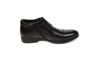 Klasik ofis deri ayakkabılar beyaz arka plan üzerinde izole dostum. E-ticaret ve Katalog için ürün stüdyoda çekim güzel fotoğraf pic.