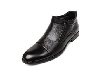 Klasik ofis deri ayakkabılar beyaz arka plan üzerinde izole dostum. E-ticaret ve Katalog için ürün stüdyoda çekim güzel fotoğraf pic.