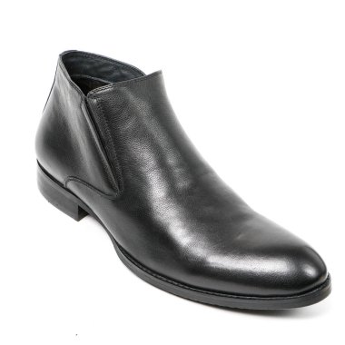 Klasik ofis deri ayakkabılar beyaz arka plan üzerinde izole dostum. E-ticaret ve Katalog için ürün stüdyoda çekim güzel fotoğraf pic.