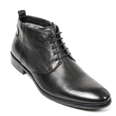 Klasik ofis deri ayakkabılar beyaz arka plan üzerinde izole dostum. E-ticaret ve Katalog için ürün stüdyoda çekim güzel fotoğraf pic.