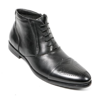 Klasik ofis deri ayakkabılar beyaz arka plan üzerinde izole dostum. E-ticaret ve Katalog için ürün stüdyoda çekim güzel fotoğraf pic.