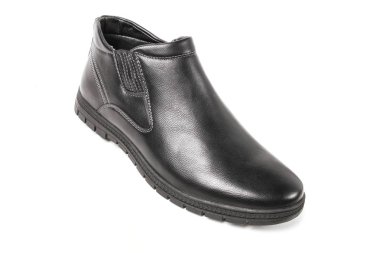 Klasik ofis deri ayakkabılar beyaz arka plan üzerinde izole dostum. E-ticaret ve Katalog için ürün stüdyoda çekim güzel fotoğraf pic.