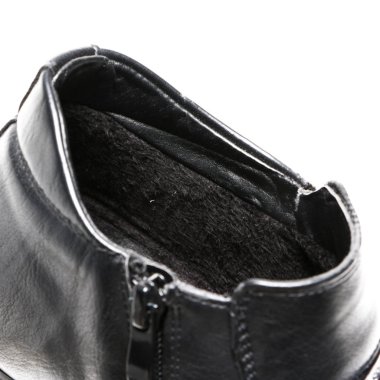 Klasik ofis deri ayakkabılar beyaz arka plan üzerinde izole dostum. E-ticaret ve Katalog için ürün stüdyoda çekim güzel fotoğraf pic.