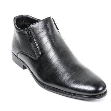 Klasik ofis deri ayakkabılar beyaz arka plan üzerinde izole dostum. E-ticaret ve Katalog için ürün stüdyoda çekim güzel fotoğraf pic.