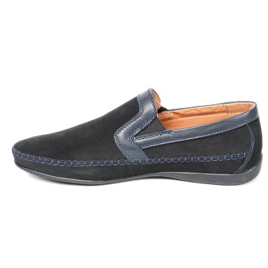 Klasik ofis deri ayakkabılar beyaz arka plan üzerinde izole dostum. E-ticaret ve Katalog için ürün stüdyoda çekim güzel fotoğraf pic.