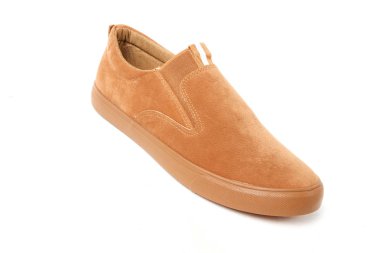 Beyaz arka plan üzerinde şık nedensel adam ayakkabı. E-ticaret ve Katalog için ürün stüdyoda çekim güzel fotoğraf pic.