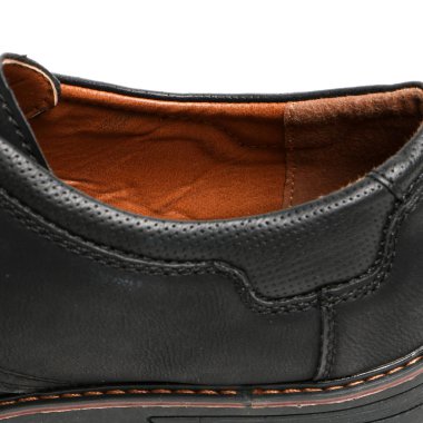 Beyaz arka plan üzerinde şık nedensel adam ayakkabı. E-ticaret ve Katalog için ürün stüdyoda çekim güzel fotoğraf pic.