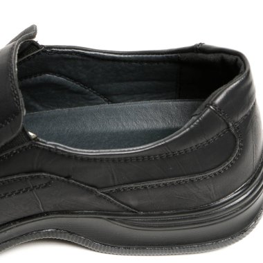 Beyaz arka plan üzerinde şık nedensel adam ayakkabı. E-ticaret ve Katalog için ürün stüdyoda çekim güzel fotoğraf pic.