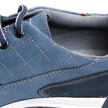 Beyaz arka plan üzerinde şık nedensel adam ayakkabı. E-ticaret ve Katalog için ürün stüdyoda çekim güzel fotoğraf pic.