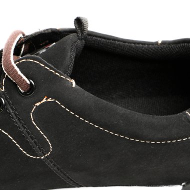 Beyaz arka plan üzerinde şık nedensel adam ayakkabı. E-ticaret ve Katalog için ürün stüdyoda çekim güzel fotoğraf pic.