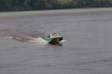 Omsk, Rusya-29 Temmuz 2019: şehir merkezinin güzelliği Omsk