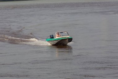 Omsk, Rusya-29 Temmuz 2019: şehir merkezinin güzelliği Omsk