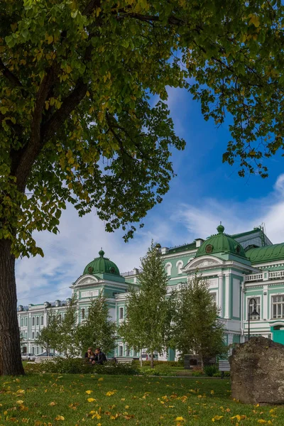 Omsk Russie Septembre 2019 Place Dzerzhinsky — Photo