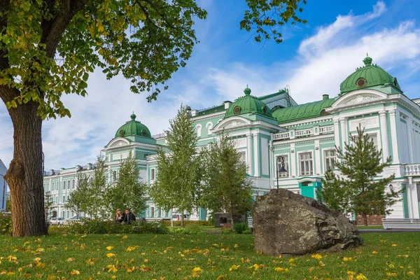 Omsk Rusia Septiembre 2019 Plaza Dzerzhinsky Imágenes De Stock Sin Royalties Gratis