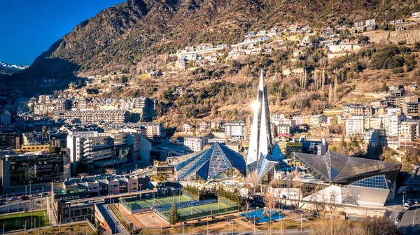 Andorra la Vella Stadtansicht — Stockfoto