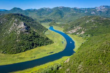 Karadağ, Skadar Vadisi'nin Crnojevica nehri scutari gölü milli parkıiçine