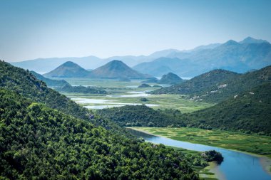Karadağ, Skadar Vadisi'nin Crnojevica nehri scutari gölü milli parkıiçine