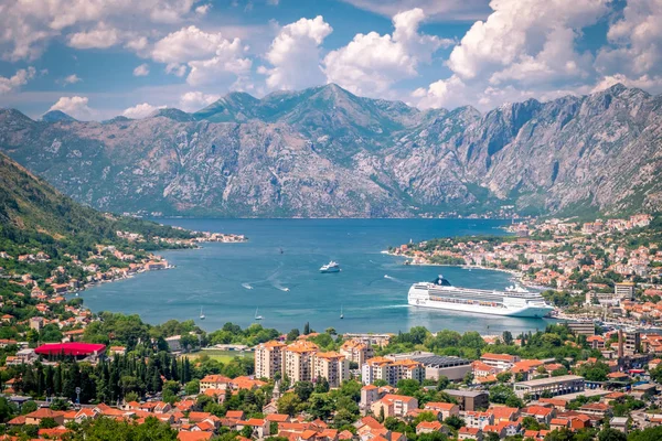 Panoramic view on Kotor, Montenegro. — Stock Photo, Image