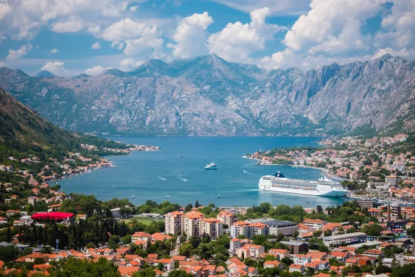 Panoramic view on Kotor, Montenegro. — Stock Photo, Image