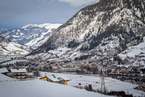 Panorama de Bad gastein domaine skiable Autriche — Photo