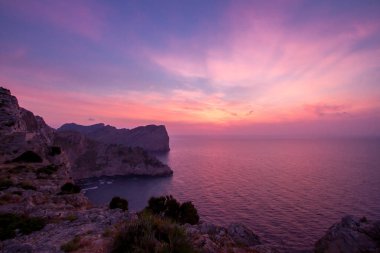 Mallorca Cap de Formentor'da gün batımı