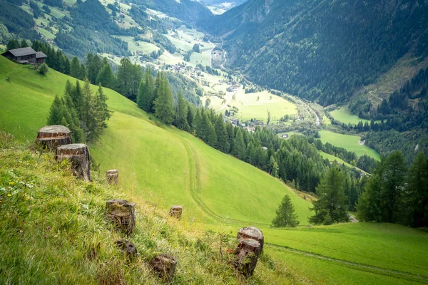 Dalen av Grossglockner berg i Österrike — Stockfoto