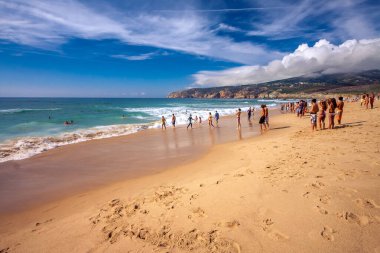 Praia do Guincho, Portekiz 'in ünlü Guincho Sahili.