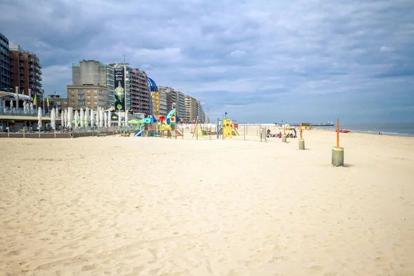 Blankenberge, Flanders, Belçika 'daki kumsal