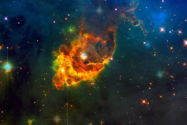 Nebulosa Carina Espacio Exterior Elementos Esta Imagen Proporcionados Por Nasa —  Fotos de Stock