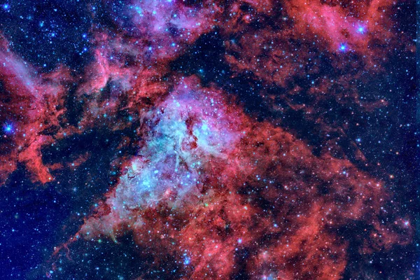 Purple nebula in outer space. Elements of this image furnished by NASA.