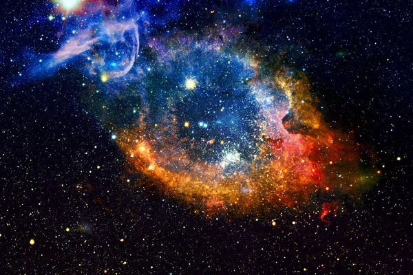 明るい銀河宇宙の星を Nasa から提供されたこのイメージの要素 — ストック写真