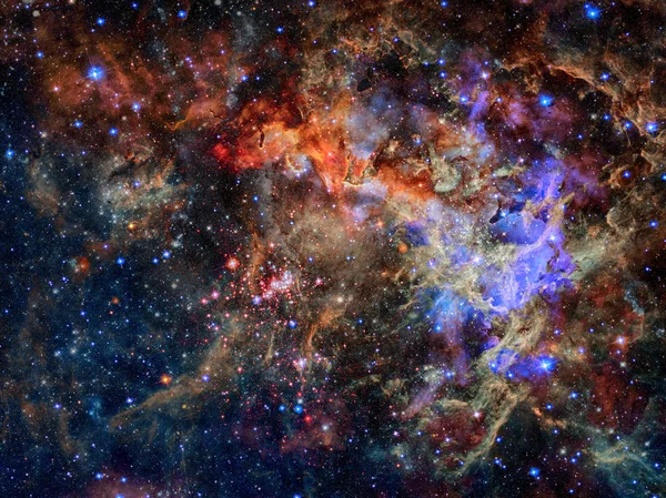 Estrellas Galaxias Espacio Profundo Elementos Esta Imagen Proporcionados Por Nasa — Foto de Stock