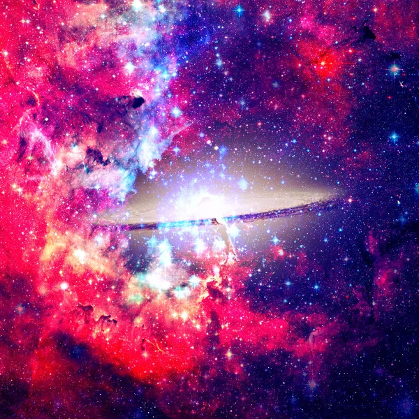 美丽的螺旋星系 Nasa 提供的这个图像的元素 — 图库照片