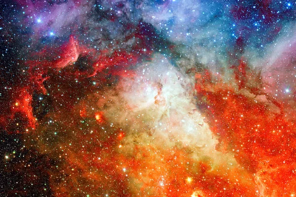 Schöner Nebel Mit Sternen Elemente Dieses Bildes Von Der Nasa — Stockfoto