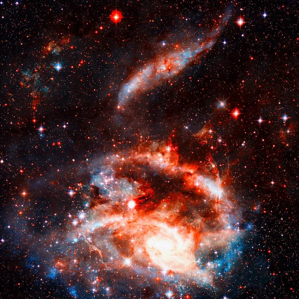 Strålande Spiralgalax Yttre Rymden Delar Denna Bild Från Nasa — Stockfoto