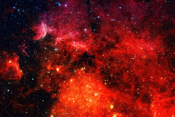 宇宙空間で赤い銀河 Nasa から提供されたこのイメージの要素 — ストック写真