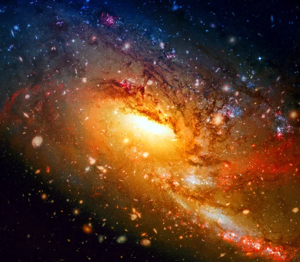 Colorida Galaxia Espiral Espacio Exterior Elementos Esta Imagen Proporcionados Por —  Fotos de Stock